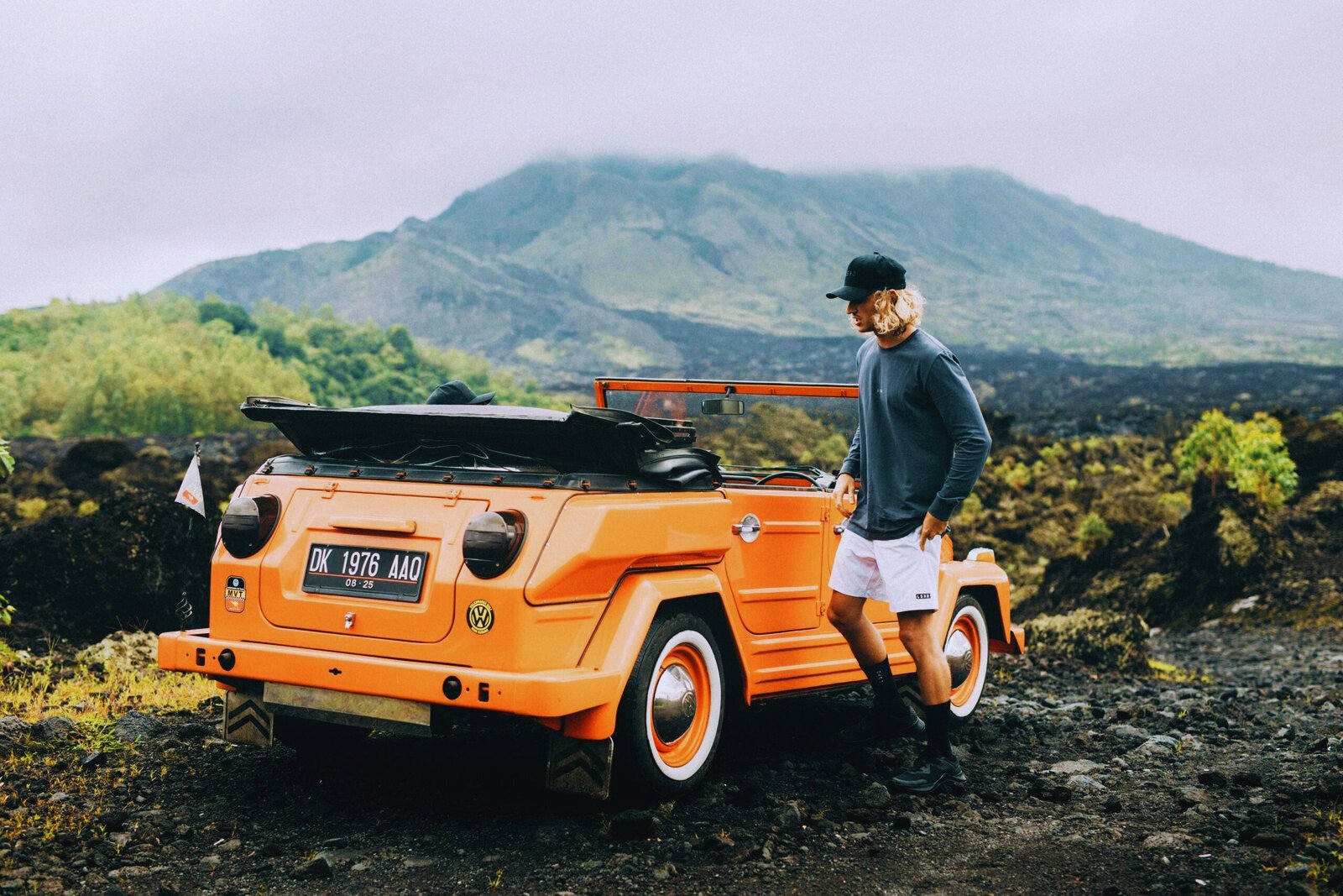 Bali honeymoon hike to Mount Batur at sunrise